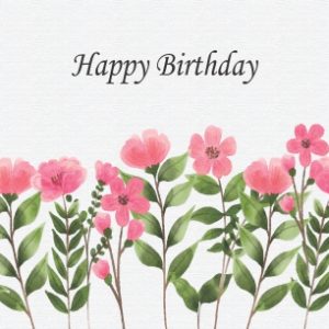 Floral Birthday