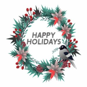 Happy Holiday Wreath