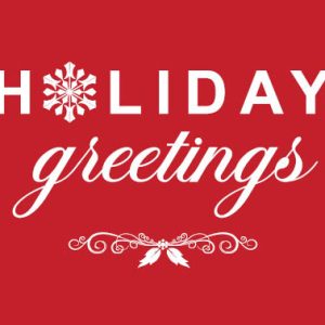 Red Snowflakes Holiday